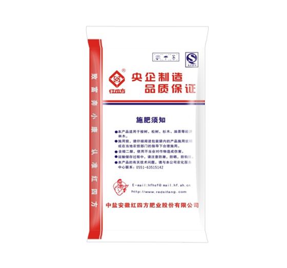 红四方增效控失林木专用肥40%（22-8-10）