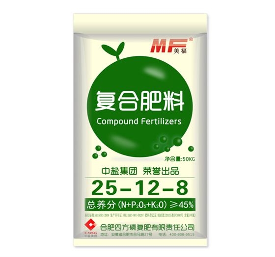 红四方美福小麦专用复合肥45%（25-12-8）