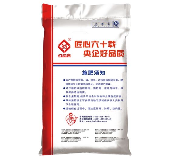 红四方氯基复合肥料25%（13-5-7）大田作物施肥