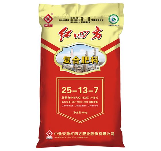 红四方复合肥料45%（25-13-7）