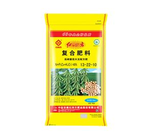 红四方高磷重茬大豆专用肥45%（13-22-10）