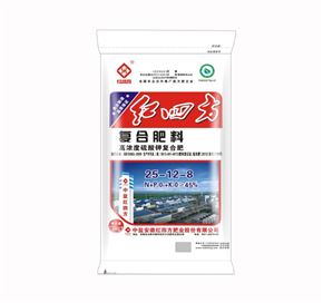 红四方高浓度硫酸钾复合肥45%（25-12-8）