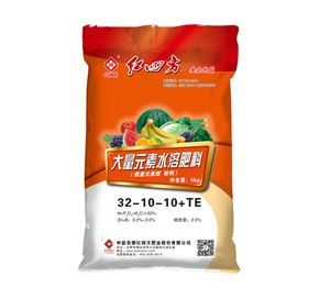 高氮型水溶肥粉剂装32-10-10+TE
