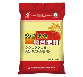红四方腐植酸小麦专用复合肥料52%（22-22-8）