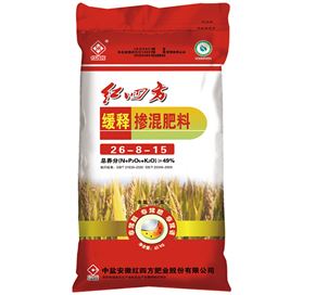 红四方缓释掺混复合肥料49%（26-8-15）